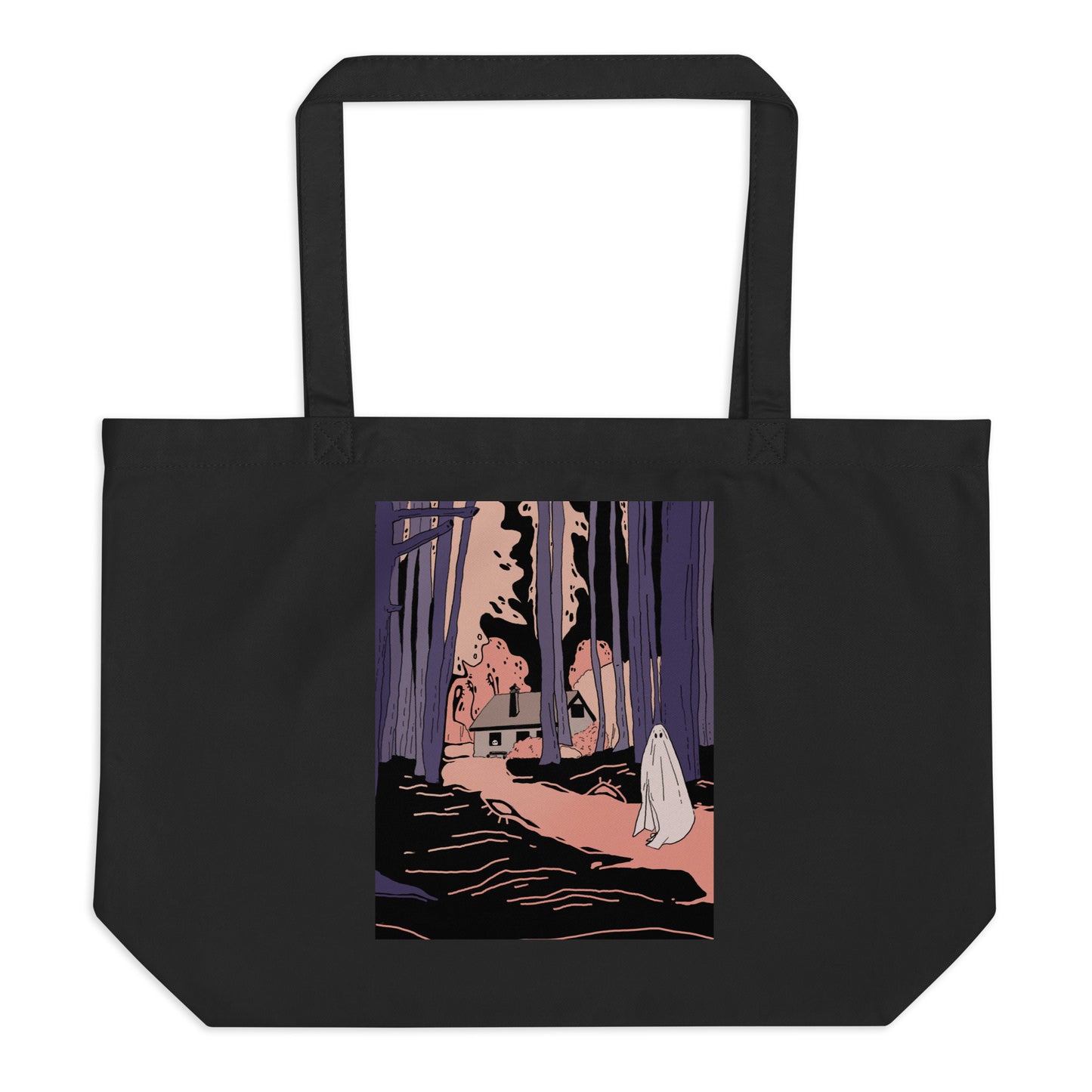 Ghost Forest Large Tote